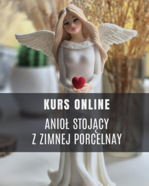 kurs online anioł stojący z zimnej porcelany – twórz piękną figurkę krok po kroku